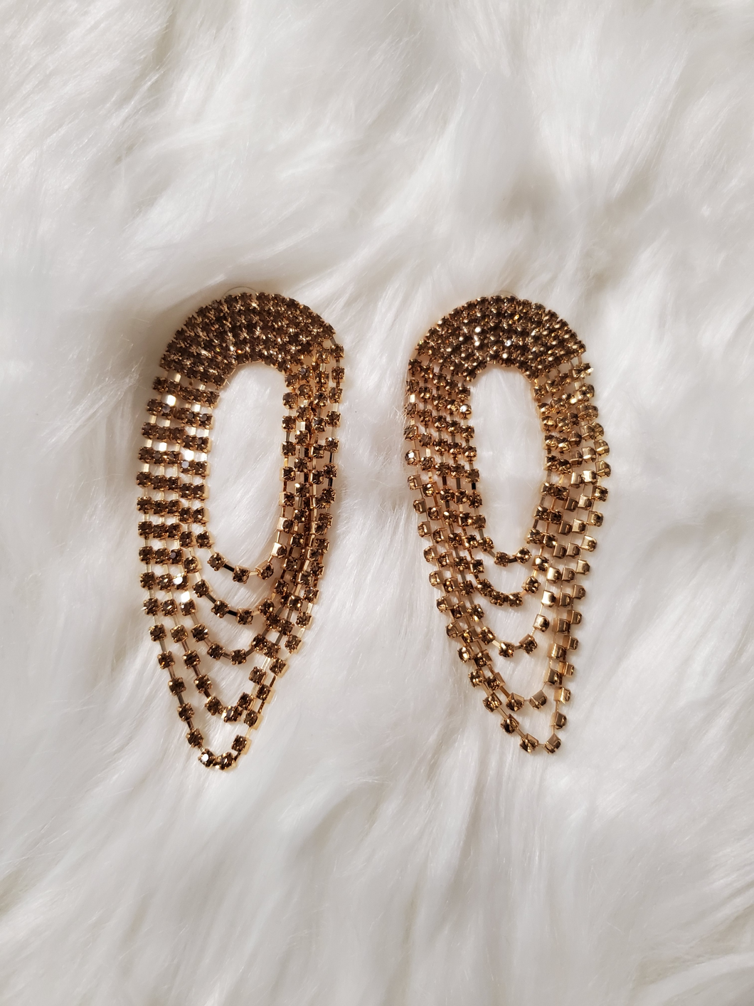 Chandelier Earrings in Gold