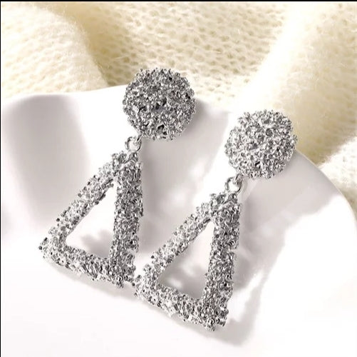 Glamour Bermuda Earrings Silver